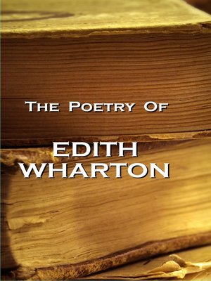 The Poetry of Edith Wharton - ebook